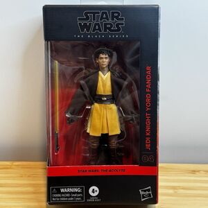 NEW Star Wars Jedi Knight Yord Fandar - Black Series Acolyte 6" Figure #04